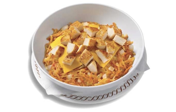 Chicken Melt Hashbrown Bowl
