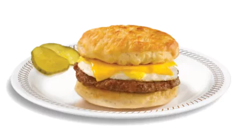 SAUSAGE, EGG & CHEESE BISCUIT